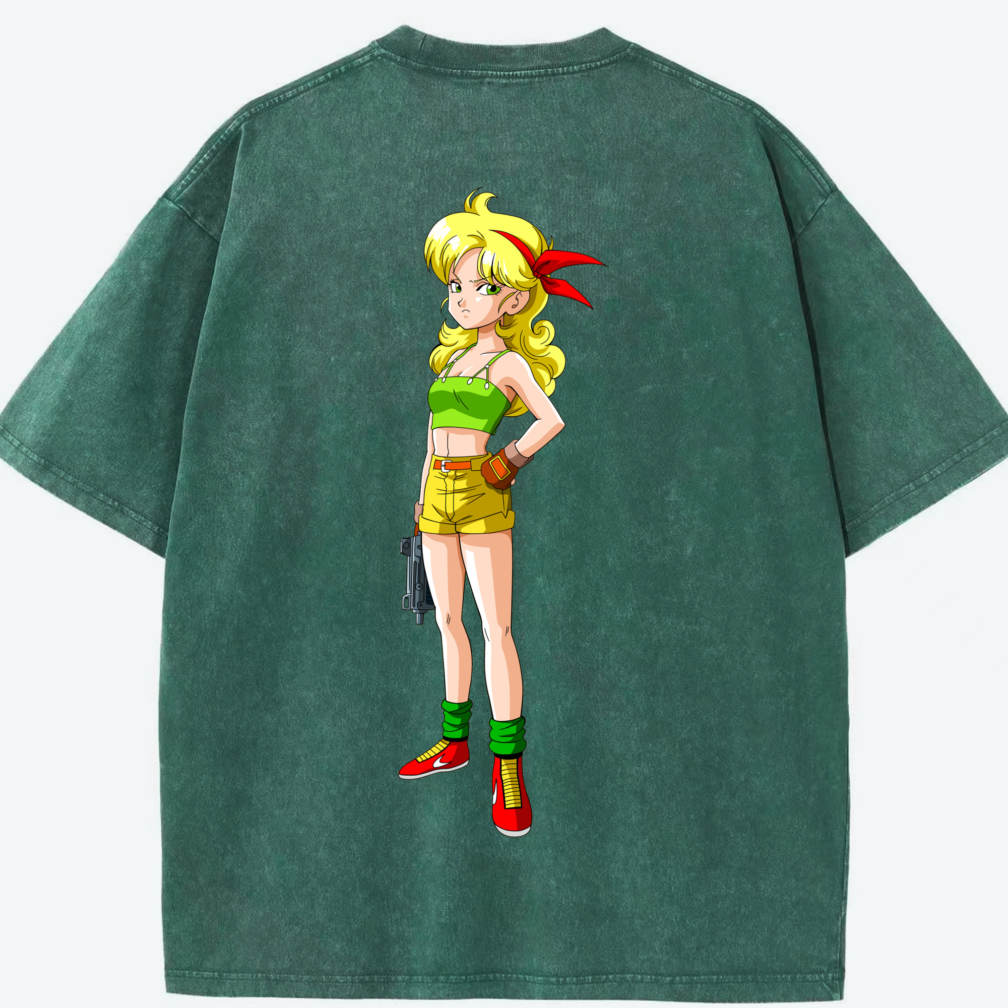 （画像用） ドラゴンボール DRAGON BALL 綿100% ヴィンテージ風 半袖Tシャツ（背面プリント）
